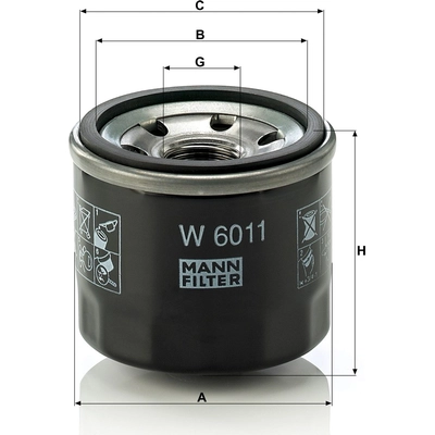 MANN-FILTER - W6011 - Oil Filter pa4