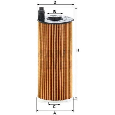 MANN-FILTER - HU6014/1Z - Filtre à l'huile pa2