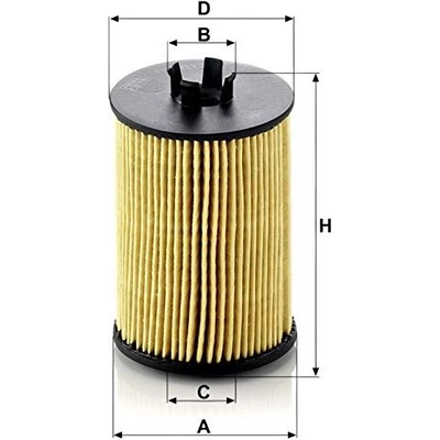 MANN-FILTER - HU612/1X - Oil Filter pa5