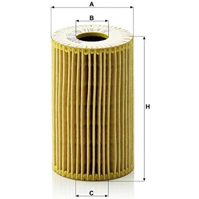 MANN-FILTER - HU715/4X - Oil Filter pa5