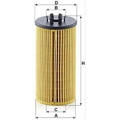 MANN-FILTER - HU835/1Z - Filtre à l'huile pa5