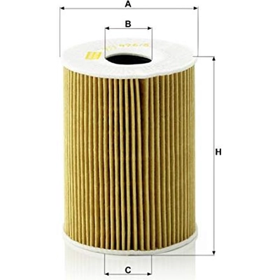 Oil Filter by MANN-FILTER - HU926/5X pa8