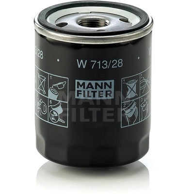 Filtre à l'huile par MANN-FILTER - W713/28 pa1
