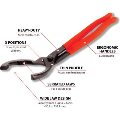 Oil Filter Pliers by PERFORMANCE TOOL - W54058 pa4
