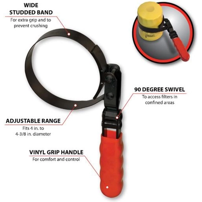 Oil Filter Wrench by PERFORMANCE TOOL - W54048 pa1