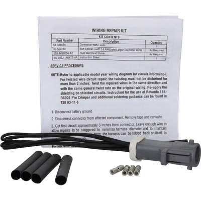 Oil Pressure Switch Connector by MOTORCRAFT - WPT1812 pa1