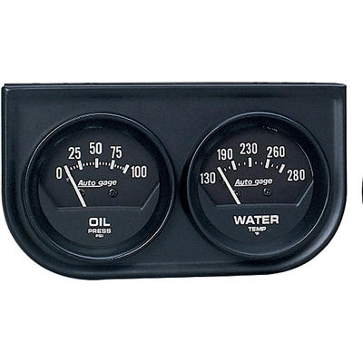 Jauge d'huile et d'eau Console noire de AUTO METER - 2345 pa3