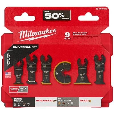 MILWAUKEE - 49-10-9113 - Multi-Tool Blade Kit pa2