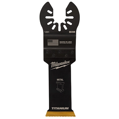 MILWAUKEE - 49-25-1253 - 1-1/8" TITANIUM ENHANCED BI-METAL METAL BLADES pa1