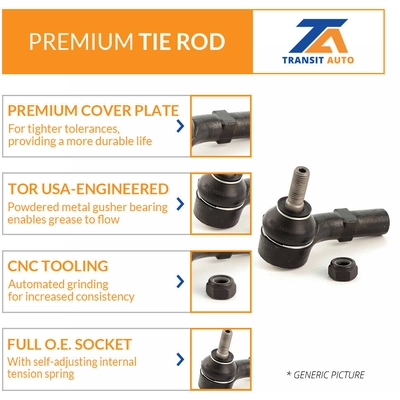 TRANSIT WAREHOUSE - TOR-DS1430 - Outer Tie Rod End pa5