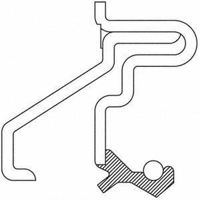 Output Shaft Seal by NATIONAL OIL SEALS - 3907 pa2