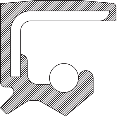 Output Shaft Seal by NATIONAL OIL SEALS - 710951 pa1