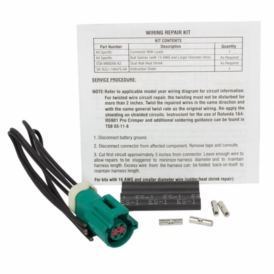 Oxygen Sensor Connector by MOTORCRAFT - WPT742 pa6