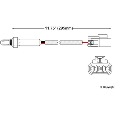 Capteur d'oxygène par WALKER PRODUCTS - 250-23523 pa2