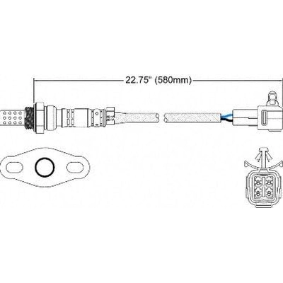 WALKER PRODUCTS - 250-24055 - Premium Capteur d'oxygène pa2