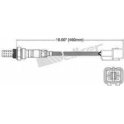 Oxygen Sensor by WALKER PRODUCTS - 250-24662 pa2