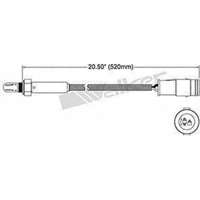 Oxygen Sensor by WALKER PRODUCTS - 350-33005 pa2