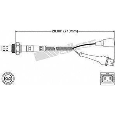 Oxygen Sensor by WALKER PRODUCTS - 350-33059 pa2