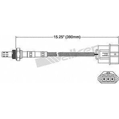 Oxygen Sensor by WALKER PRODUCTS - 350-33076 pa2