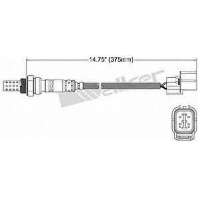 Oxygen Sensor by WALKER PRODUCTS - 350-34086 pa1