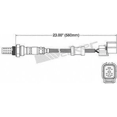 Oxygen Sensor by WALKER PRODUCTS - 350-34527 pa2