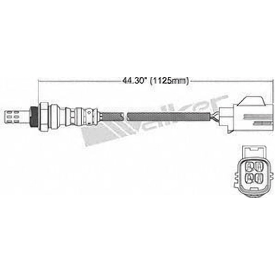 Capteur d'oxygène par WALKER PRODUCTS - 350-34535 pa1