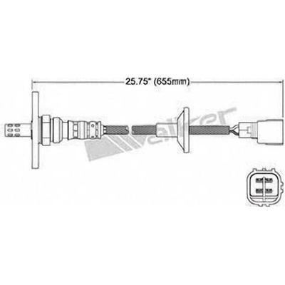 Capteur d'oxyg�ne by WALKER PRODUCTS - 350-34541 pa2