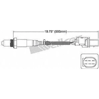 Oxygen Sensor by WALKER PRODUCTS - 350-35060 pa2