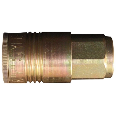 P-Style 1/4" (F) NPT x 3/8" 68 CFM Steel Quick Coupler Body by MILTON INDUSTRIES INC - 1803 pa2