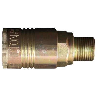 P-Style 3/8" (M) NPT x 3/8" 68 CFM Steel Quick Coupler Body, 5 Pieces by MILTON INDUSTRIES INC - 1806 pa1