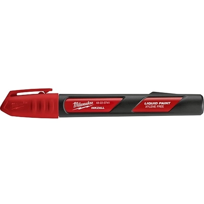 MILWAUKEE - 48-22-3741 - Red Liquid Paint Marker (Pack of 12) pa1