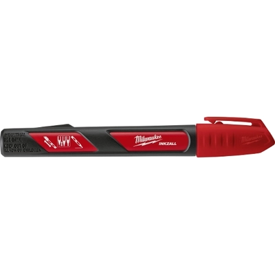 MILWAUKEE - 48-22-3741 - Red Liquid Paint Marker (Pack of 12) pa2