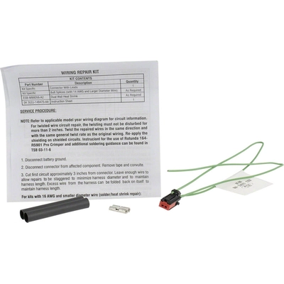 Parking Brake Connector by MOTORCRAFT - WPT1586 pa3