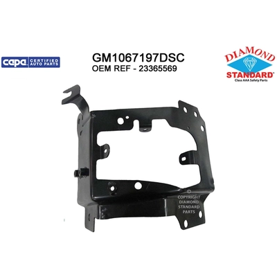 Passenger Side Front Bumper Bracket - GM1067197DSC pa1