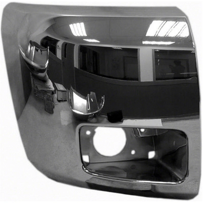 Passenger Side Front Bumper Extension Outer by SHERMAN PARTS - 902D-90AQR pa1