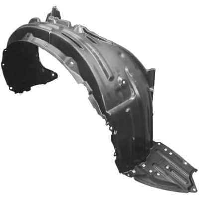 Passenger Side Front Fender Inner Panel by SHERMAN PARTS - 8127-24-6 pa1