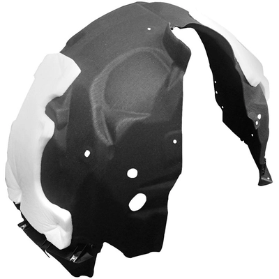 Passenger Side Front Fender Inner Panel by SHERMAN PARTS - FOEDGE19A-24QR pa1