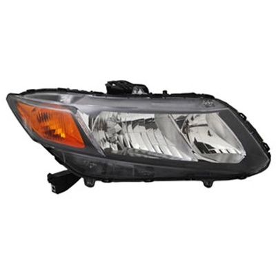 Passenger Side Headlamp Assembly Composite - HO2503144V pa1