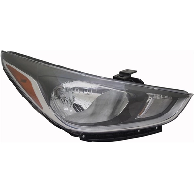 Passenger Side Headlamp Assembly Composite - HY2503218C pa1