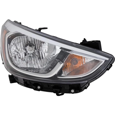Passenger Side Headlamp Assembly Composite - HY2503192 pa1