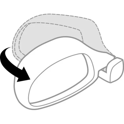 Passenger Side Outside Rear View Mirror - KI1321195 pa2