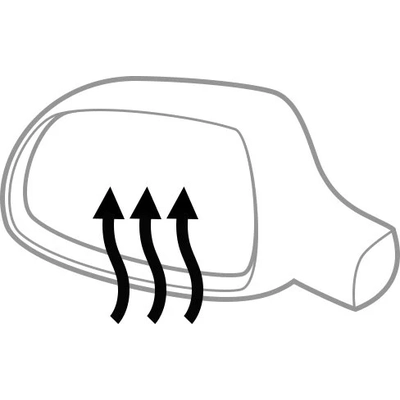 Passenger Side Outside Rear View Mirror - VW1321174 pa2