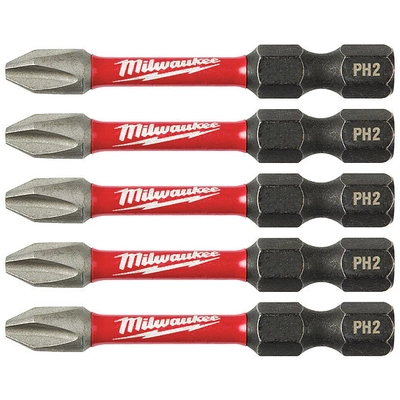 MILWAUKEE - 48-32-4602 - Impact Phillips PH2 Power Bits pa2