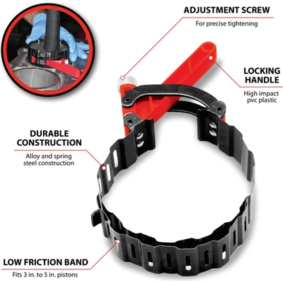 Piston Ring Installer by PERFORMANCE TOOL - W80574 pa2