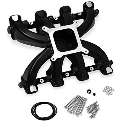 Plane Mid-Rise Intake by HOLLEY - 300-132BK pa3
