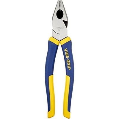 IRWIN - 2078208 -  GRIP Pliers, Lineman,Blue Yellow 8-Inch pa2