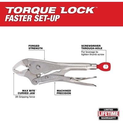 MILWAUKEE - 48-22-3610 - Curved Locking Pliers pa2