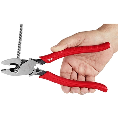 MILWAUKEE - 48-22-6100 - 9" High Leverage Linemans Pliers with Crimper pa5