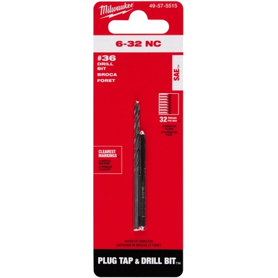 MILWAUKEE - 49-57-5515 - Straight Flute Plug Tap & Drill Bit pa1