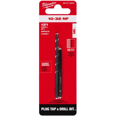 MILWAUKEE - 49-57-5527 - Straight Flute Plug Tap & Drill Bit pa1